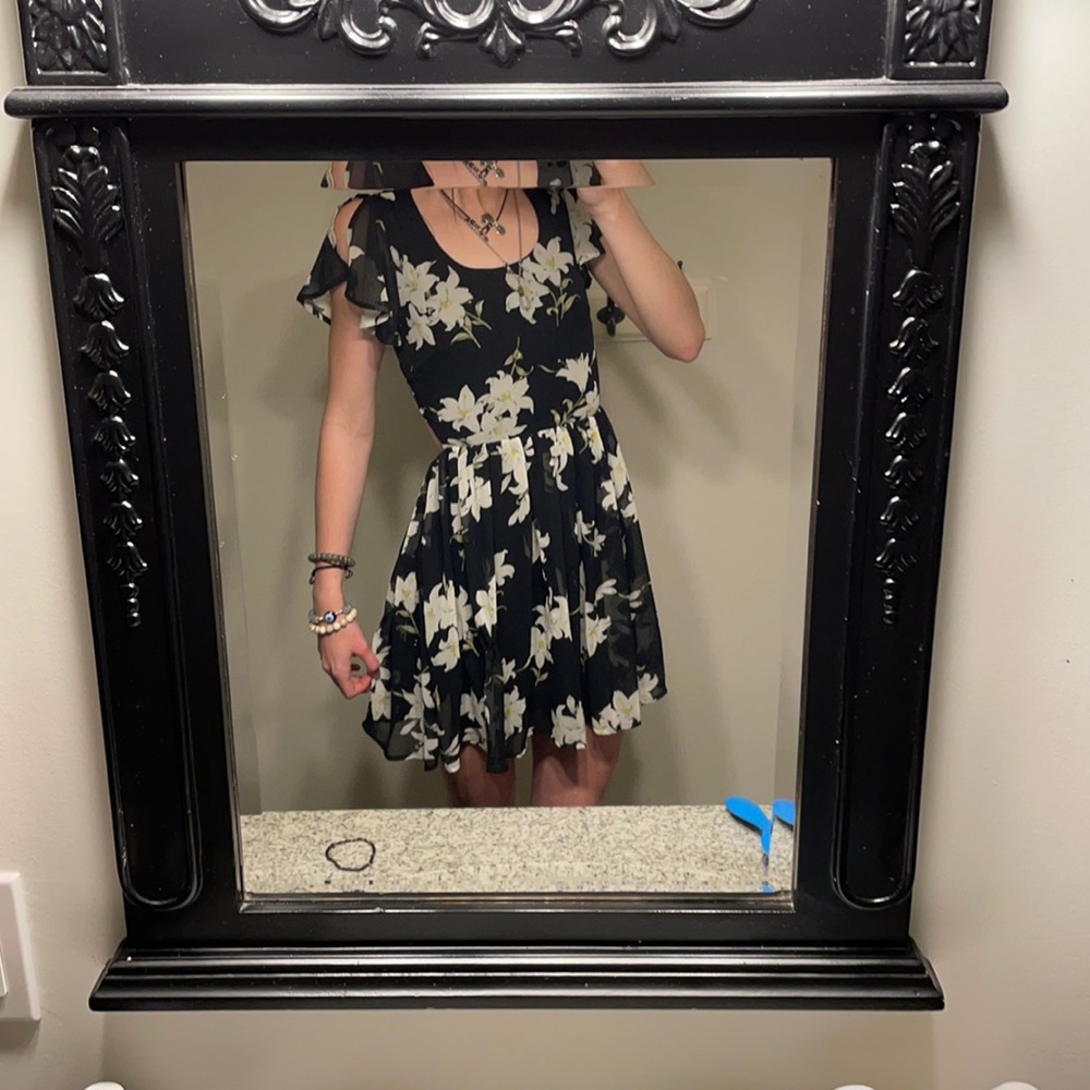 Cute Lace Up Back Dress